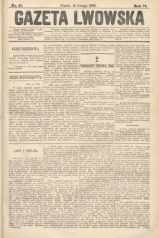 Gazeta Lwowska. 1889, nr 37