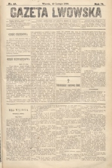 Gazeta Lwowska. 1889, nr 40