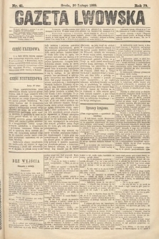 Gazeta Lwowska. 1889, nr 41