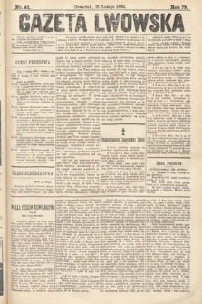 Gazeta Lwowska. 1889, nr 42