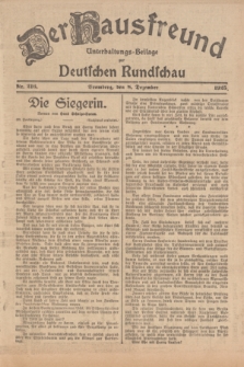 Der Hausfreund : Unterhaltungs-Beilage zur Deutschen Rundschau. 1925, Nr. 216 (8 Dezember)