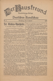 Der Hausfreund : Unterhaltungs-Beilage zur Deutschen Rundschau. 1926, Nr. 3 (6 Januar)