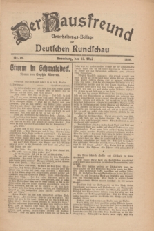 Der Hausfreund : Unterhaltungs-Beilage zur Deutschen Rundschau. 1926, Nr. 89 (15 Mai)