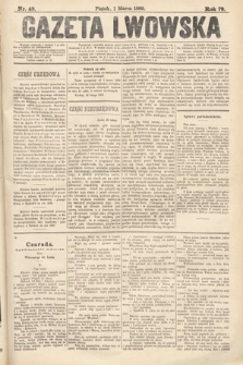 Gazeta Lwowska. 1889, nr 49