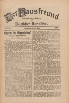 Der Hausfreund : Unterhaltungs-Beilage zur Deutschen Rundschau. 1926, Nr. 103 (9 Juni)