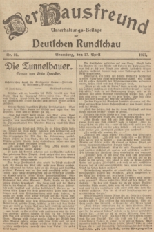 Der Hausfreund : Unterhaltungs-Beilage zur Deutschen Rundschau. 1927, Nr. 80 (27 April)