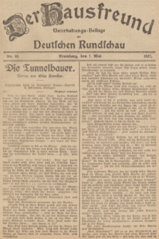 Der Hausfreund : Unterhaltungs-Beilage zur Deutschen Rundschau. 1927, Nr. 88 (7 Mai)