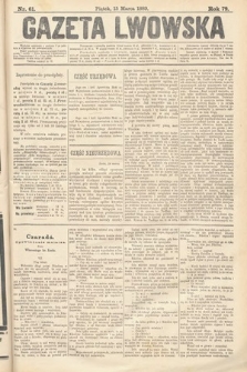 Gazeta Lwowska. 1889, nr 61