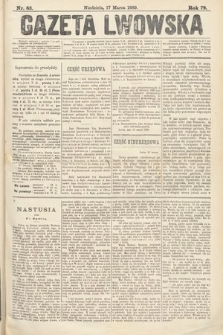 Gazeta Lwowska. 1889, nr 63