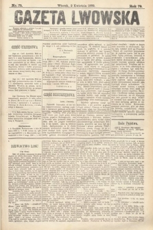 Gazeta Lwowska. 1889, nr 75