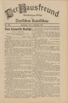 Der Hausfreund : Unterhaltungs-Beilage zur Deutschen Rundschau. 1931, Nr. 280 (4 Dezember)