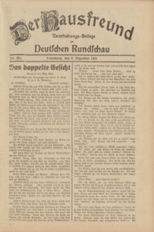 Der Hausfreund : Unterhaltungs-Beilage zur Deutschen Rundschau. 1931, Nr. 282 (6 Dezember)