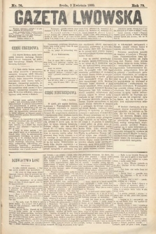 Gazeta Lwowska. 1889, nr 76