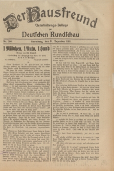 Der Hausfreund : Unterhaltungs-Beilage zur Deutschen Rundschau. 1931, Nr. 300 (31 Dezember)