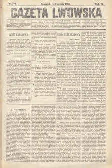 Gazeta Lwowska. 1889, nr 77