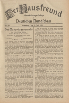 Der Hausfreund : Unterhaltungs-Beilage zur Deutschen Rundschau. 1932, Nr. 155 (10 Juli)