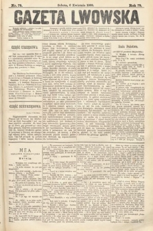 Gazeta Lwowska. 1889, nr 79