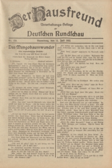 Der Hausfreund : Unterhaltungs-Beilage zur Deutschen Rundschau. 1932, Nr. 159 (15 Juli)