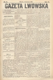 Gazeta Lwowska. 1889, nr 81
