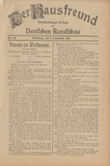 Der Hausfreund : Unterhaltungs-Beilage zur Deutschen Rundschau. 1932, Nr. 206 (9 September)