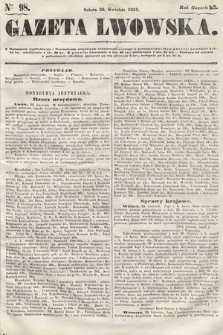 Gazeta Lwowska. 1853, nr 98