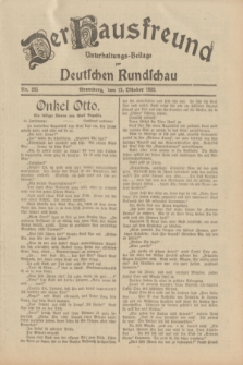 Der Hausfreund : Unterhaltungs-Beilage zur Deutschen Rundschau. 1932, Nr. 235 (13 Oktober)
