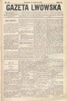 Gazeta Lwowska. 1889, nr 83