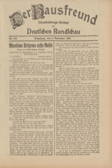 Der Hausfreund : Unterhaltungs-Beilage zur Deutschen Rundschau. 1932, Nr. 256 (8 November)