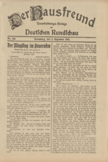 Der Hausfreund : Unterhaltungs-Beilage zur Deutschen Rundschau. 1932, Nr. 282 (8 Dezember)
