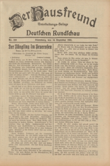 Der Hausfreund : Unterhaltungs-Beilage zur Deutschen Rundschau. 1932, Nr. 288 (16 Dezember)