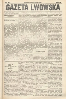 Gazeta Lwowska. 1889, nr 86