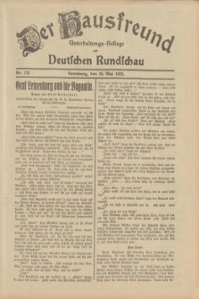 Der Hausfreund : Unterhaltungs-Beilage zur Deutschen Rundschau. 1933, Nr. 122 (30 Mai)