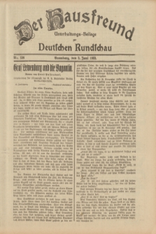 Der Hausfreund : Unterhaltungs-Beilage zur Deutschen Rundschau. 1933, Nr. 126 (3 Juni)