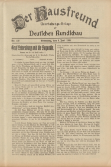 Der Hausfreund : Unterhaltungs-Beilage zur Deutschen Rundschau. 1933, Nr. 130 (9 Juni)