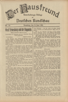 Der Hausfreund : Unterhaltungs-Beilage zur Deutschen Rundschau. 1933, Nr. 135 (15 Juni)