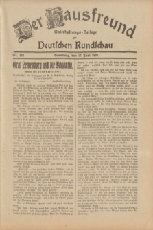 Der Hausfreund : Unterhaltungs-Beilage zur Deutschen Rundschau. 1933, Nr. 136 (17 Juni)