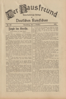Der Hausfreund : Unterhaltungs-Beilage zur Deutschen Rundschau. 1933, Nr. 230 (7 Oktober)
