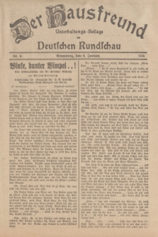 Der Hausfreund : Unterhaltungs-Beilage zur Deutschen Rundschau. 1934, Nr. 4 (6 Januar)