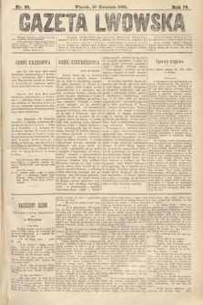 Gazeta Lwowska. 1889, nr 98