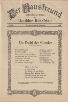 Der Hausfreund : Unterhaltungs-Beilage zur Deutschen Rundschau. 1934, Nr. 294 (25 Dezember)