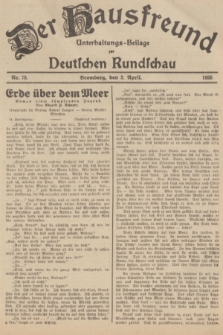 Der Hausfreund : Unterhaltungs-Beilage zur Deutschen Rundschau. 1935, Nr. 78 (3 April)