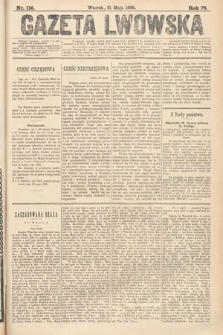 Gazeta Lwowska. 1889, nr 116