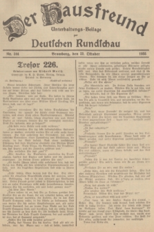 Der Hausfreund : Unterhaltungs-Beilage zur Deutschen Rundschau. 1935, Nr. 244 (23 Oktober)