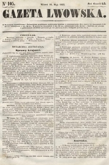Gazeta Lwowska. 1853, nr 105