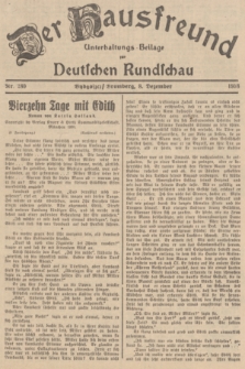 Der Hausfreund : Unterhaltungs-Beilage zur Deutschen Rundschau. 1938, Nr. 280 (8 Dezember)
