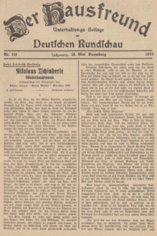 Der Hausfreund : Unterhaltungs-Beilage zur Deutschen Rundschau. 1939, Nr. 116 (23 Mai)
