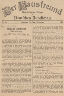 Der Hausfreund : Unterhaltungs-Beilage zur Deutschen Rundschau. 1939, Nr. 131 (11 Juni)