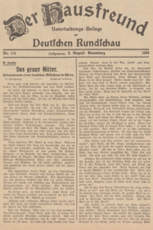 Der Hausfreund : Unterhaltungs-Beilage zur Deutschen Rundschau. 1939, Nr. 174 (2 August)