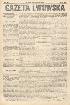 Gazeta Lwowska. 1889, nr 184