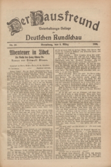 Der Hausfreund : Unterhaltungs-Beilage zur Deutschen Rundschau. 1928, Nr. 50 (8 März)